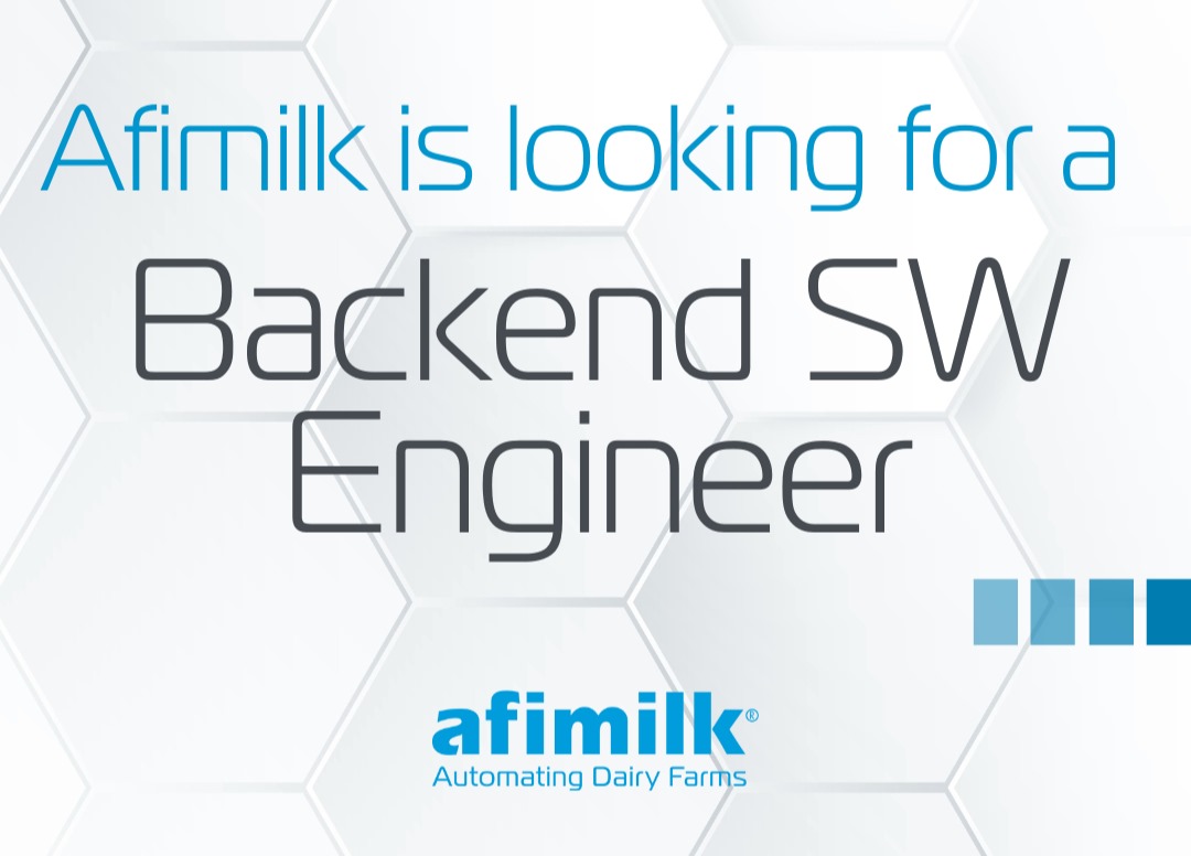 Afimilk is looking for a Backend SW Engineer